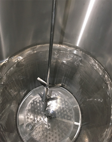 On-site - Stainless steel passivation - before